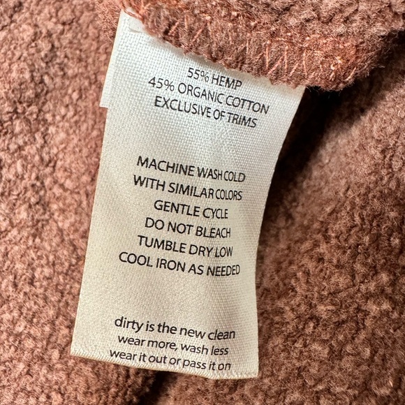 Toad&Co Epique Sweater Dress Long Sleeve Organic Cotton Hemp Paprika Small NWT - Picture 5 of 7